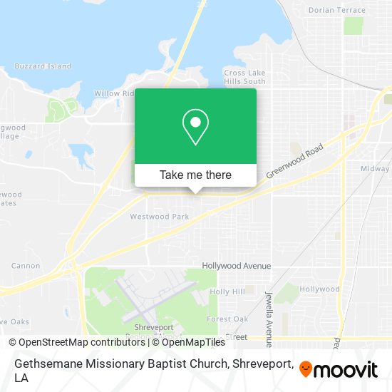 Gethsemane Missionary Baptist Church map