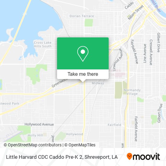Little Harvard CDC Caddo Pre-K 2 map
