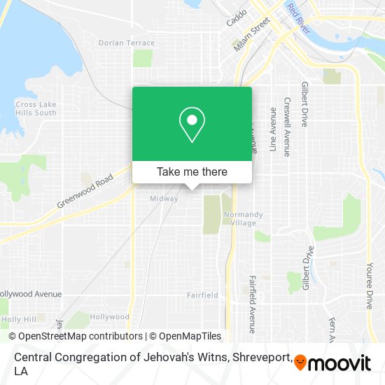 Central Congregation of Jehovah's Witns map