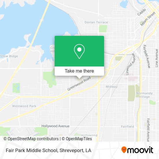 Mapa de Fair Park Middle School