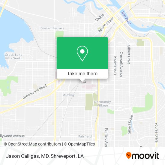 Jason Calligas, MD map