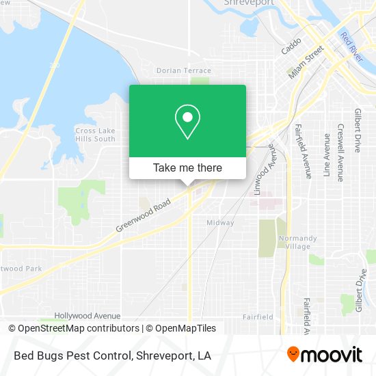 Bed Bugs Pest Control map