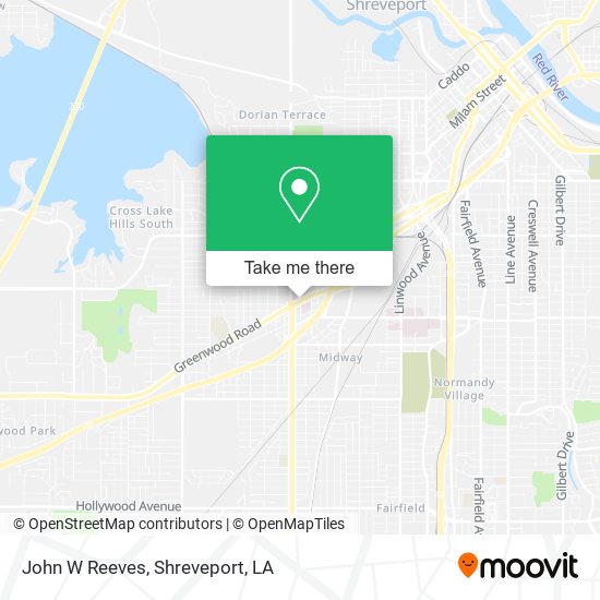 John W Reeves map