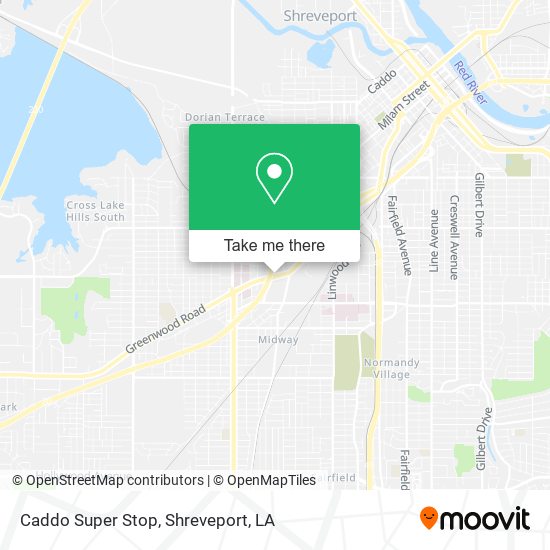 Caddo Super Stop map