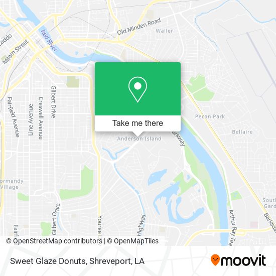 Mapa de Sweet Glaze Donuts