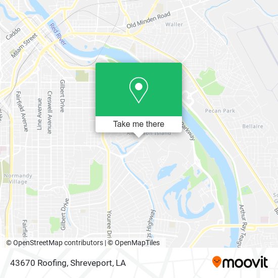 Mapa de 43670 Roofing