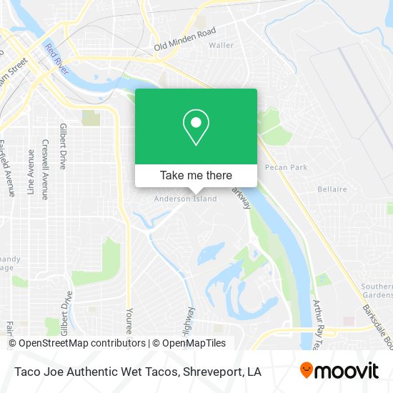 Taco Joe Authentic Wet Tacos map