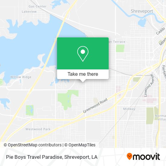 Pie Boys Travel Paradise map