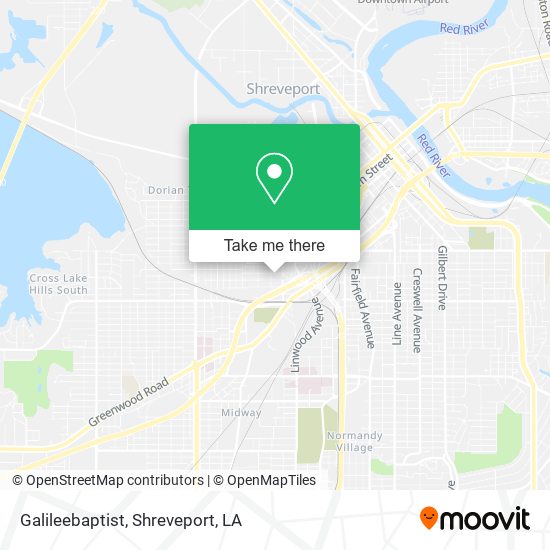 Mapa de Galileebaptist