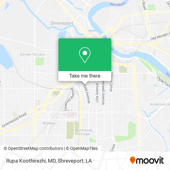 Rupa Koothirezhi, MD map
