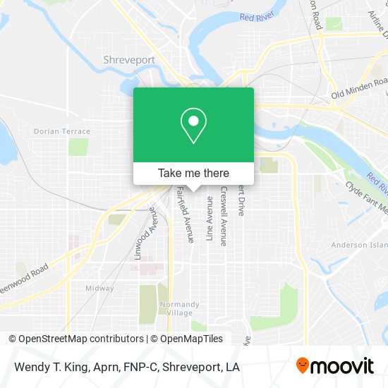 Mapa de Wendy T. King, Aprn, FNP-C