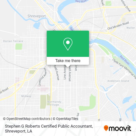 Stephen G Roberts Certified Public Accountant map