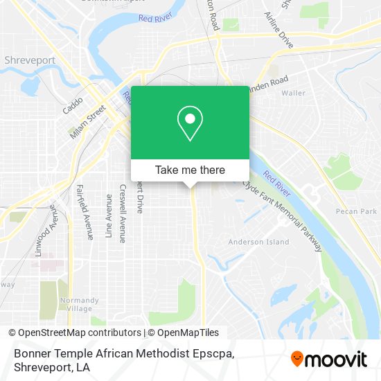 Bonner Temple African Methodist Epscpa map