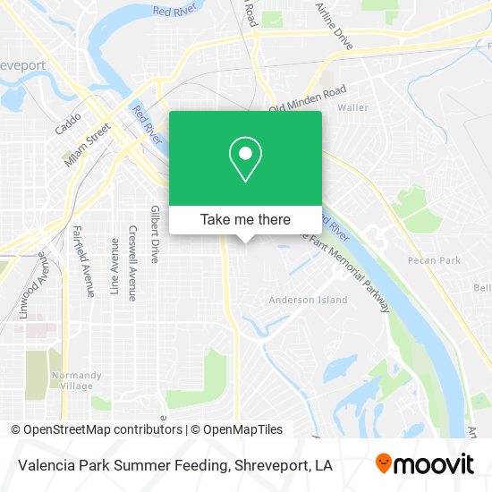 Mapa de Valencia Park Summer Feeding