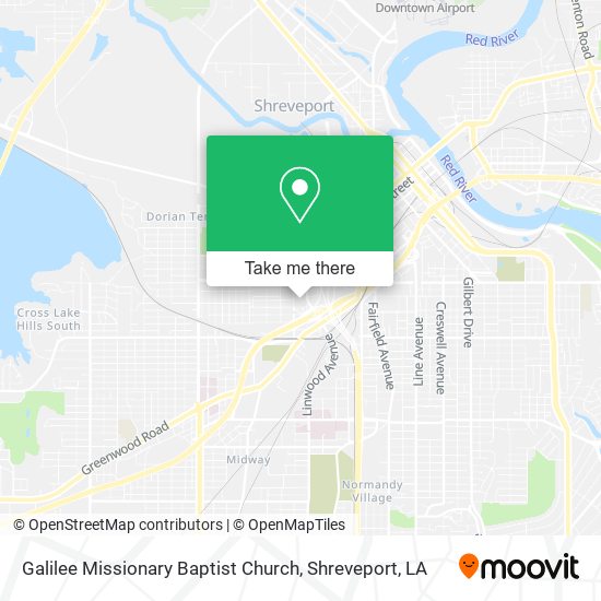 Galilee Missionary Baptist Church map