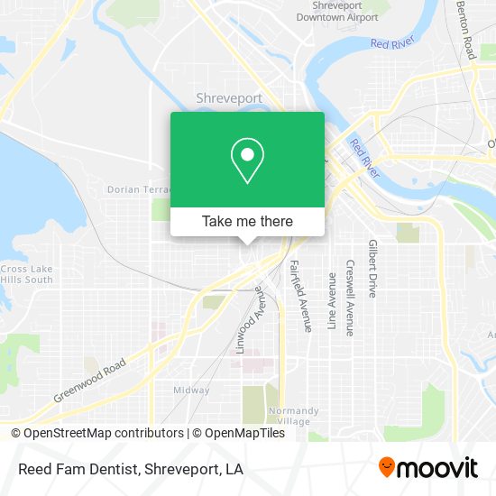 Mapa de Reed Fam Dentist