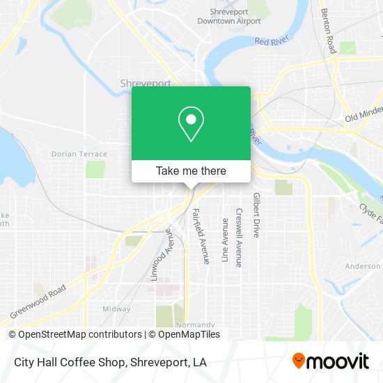 Mapa de City Hall Coffee Shop