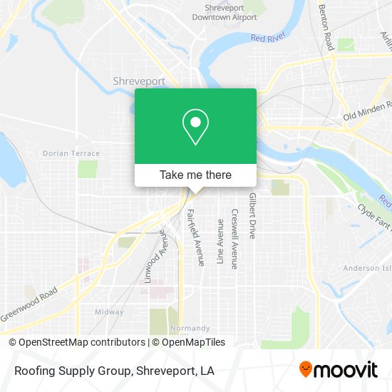 Mapa de Roofing Supply Group