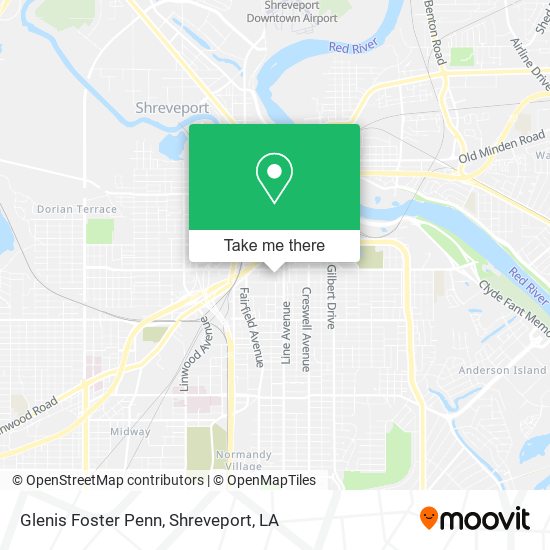Glenis Foster Penn map