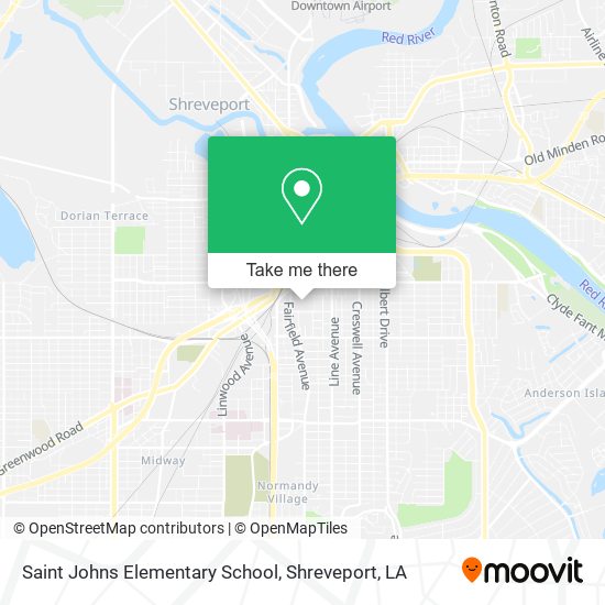 Saint Johns Elementary School map