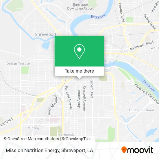 Mapa de Mission Nutrition Energy