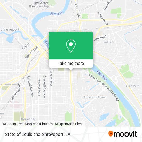 Mapa de State of Louisiana