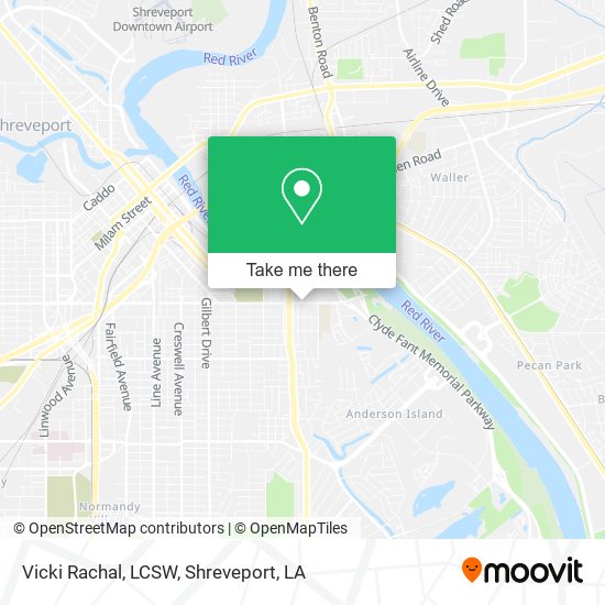 Vicki Rachal, LCSW map