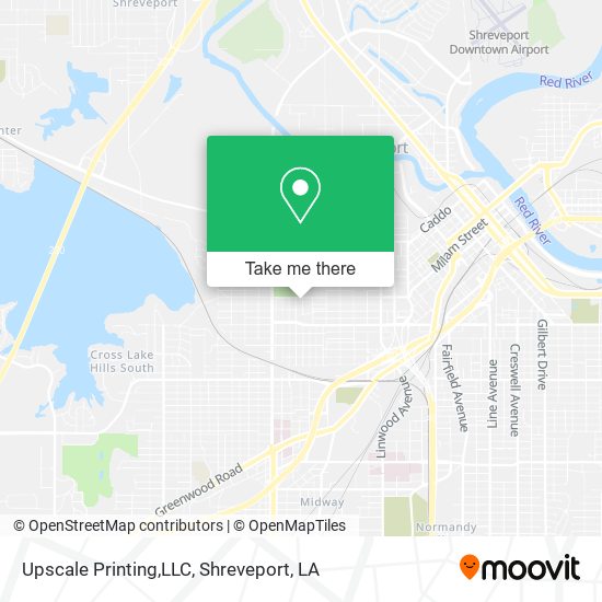 Upscale Printing,LLC map