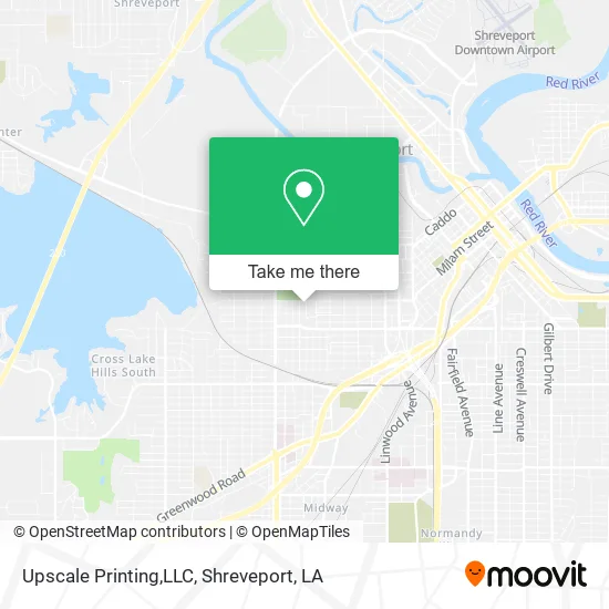 Upscale Printing,LLC map
