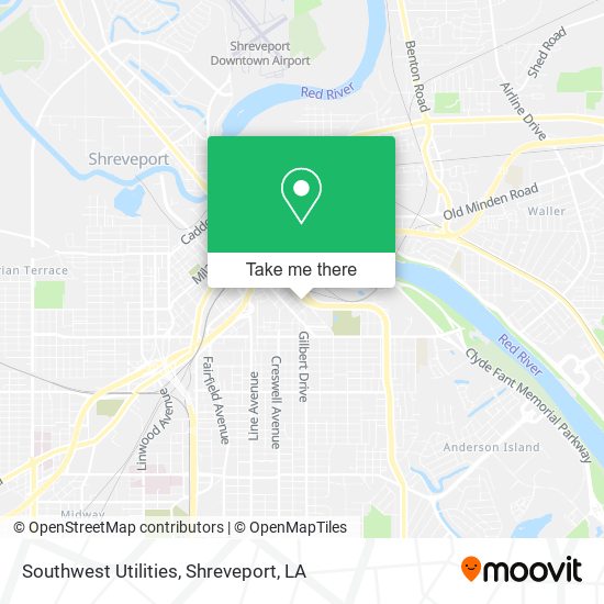 Southwest Utilities map