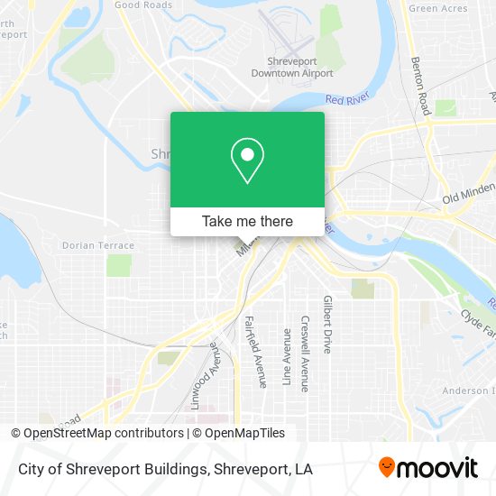 City of Shreveport Buildings map