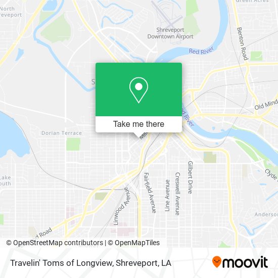 Mapa de Travelin' Toms of Longview