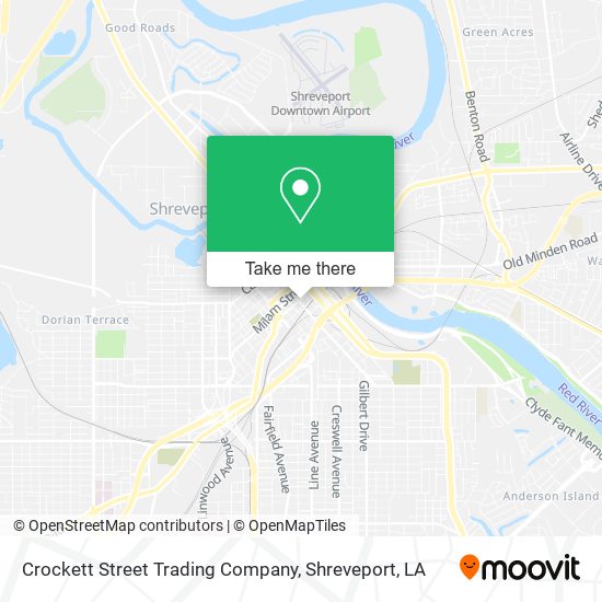 Crockett Street Trading Company map
