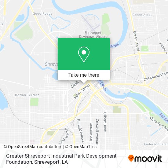 Greater Shreveport Industrial Park Development Foundation map