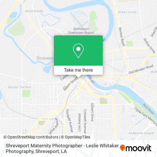 Shreveport Maternity Photographer - Leslie Whitaker Photography map
