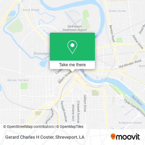 Gerard Charles H Coster map