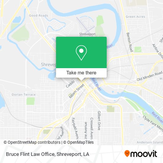 Mapa de Bruce Flint Law Office