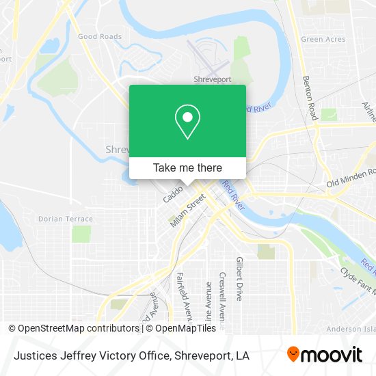 Mapa de Justices Jeffrey Victory Office