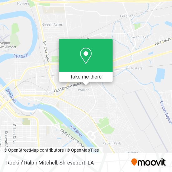 Rockin' Ralph Mitchell map