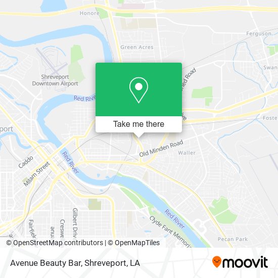 Avenue Beauty Bar map