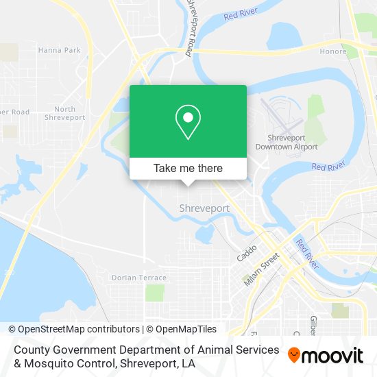 County Government Department of Animal Services & Mosquito Control map