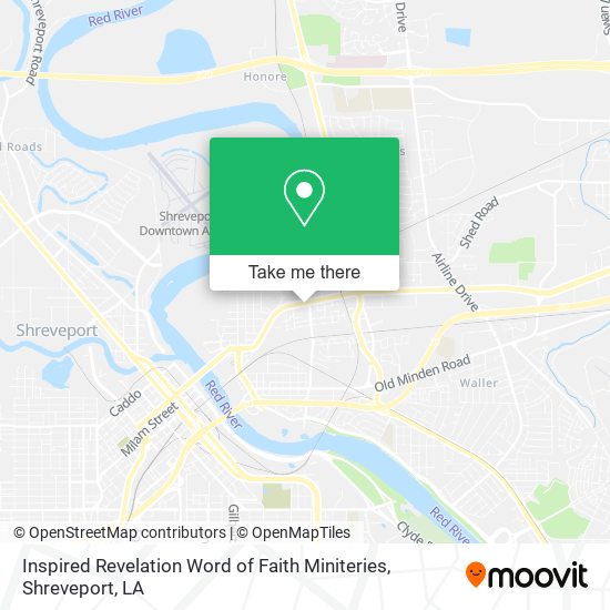 Mapa de Inspired Revelation Word of Faith Miniteries