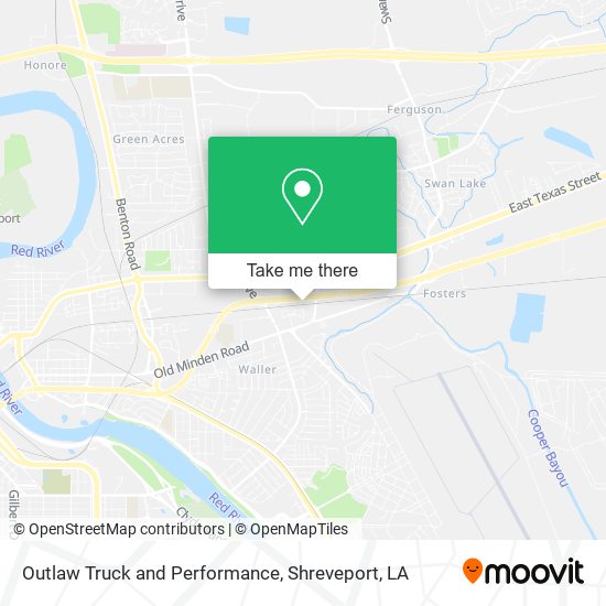 Outlaw Truck and Performance map