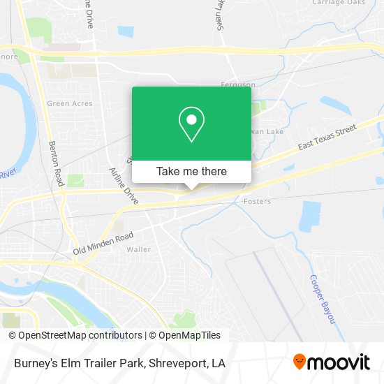 Mapa de Burney's Elm Trailer Park