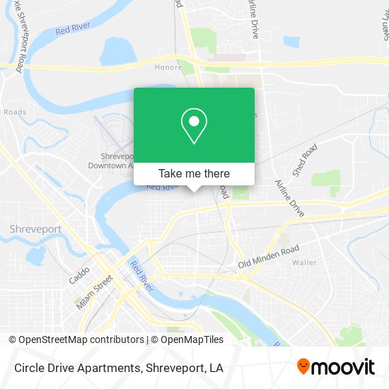 Mapa de Circle Drive Apartments