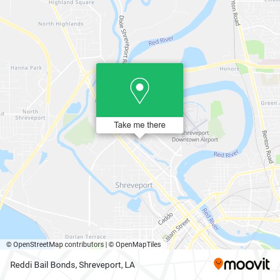 Reddi Bail Bonds map