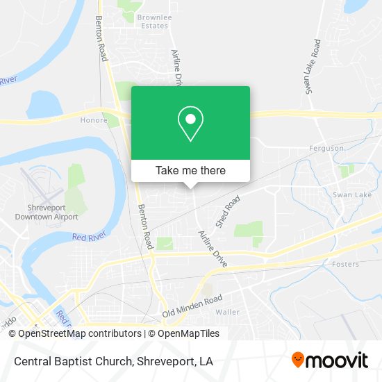 Central Baptist Church map