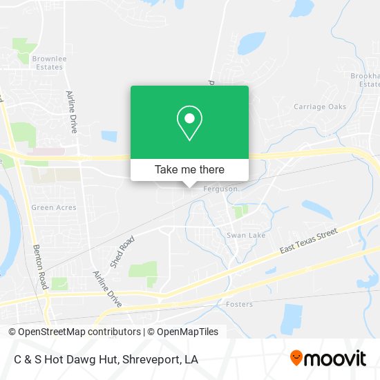 C & S Hot Dawg Hut map