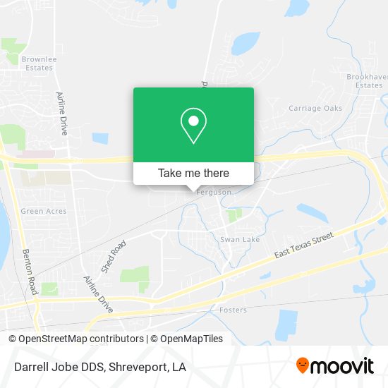 Mapa de Darrell Jobe DDS