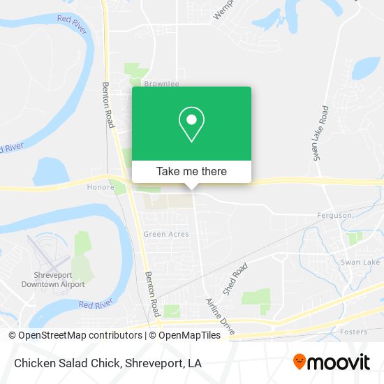 Chicken Salad Chick map